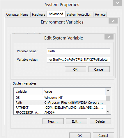 Edit Path Variable